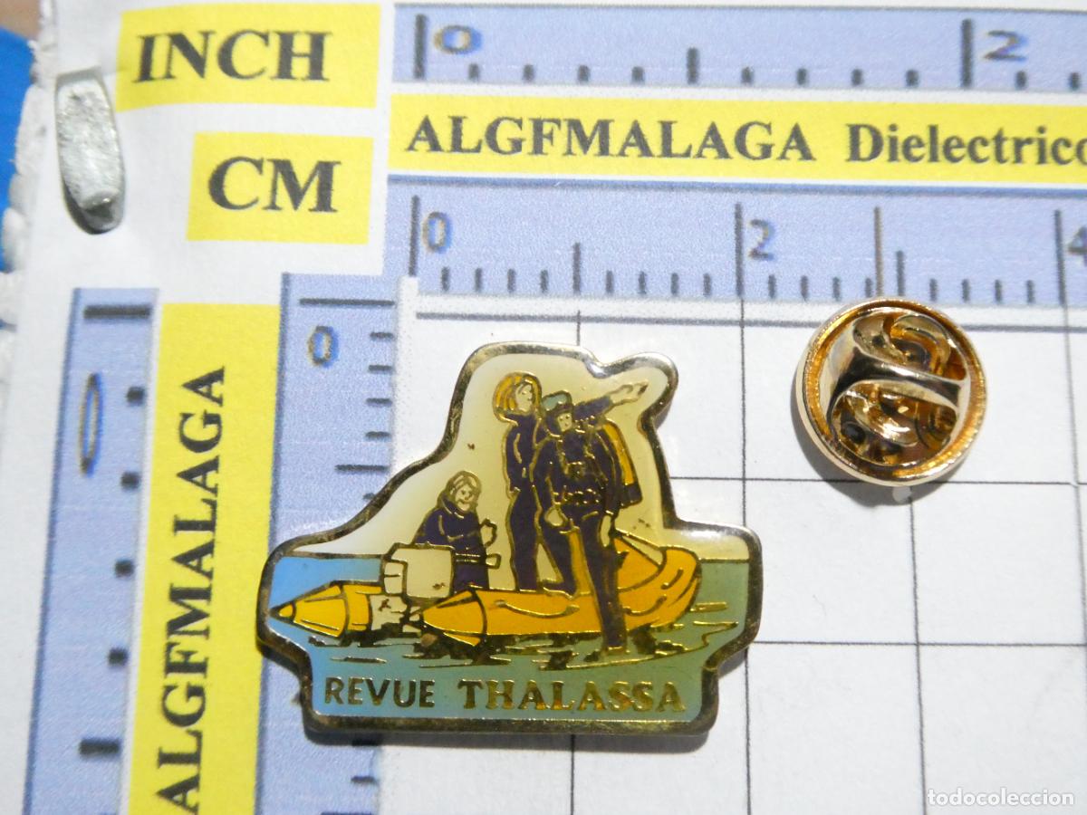 Pins e Spille di collezione: PIN REVUE THALASSA SUBMARINISMO SUBMARINISTAS ZODIAC. REVISTA MUNDO DEL MAR?