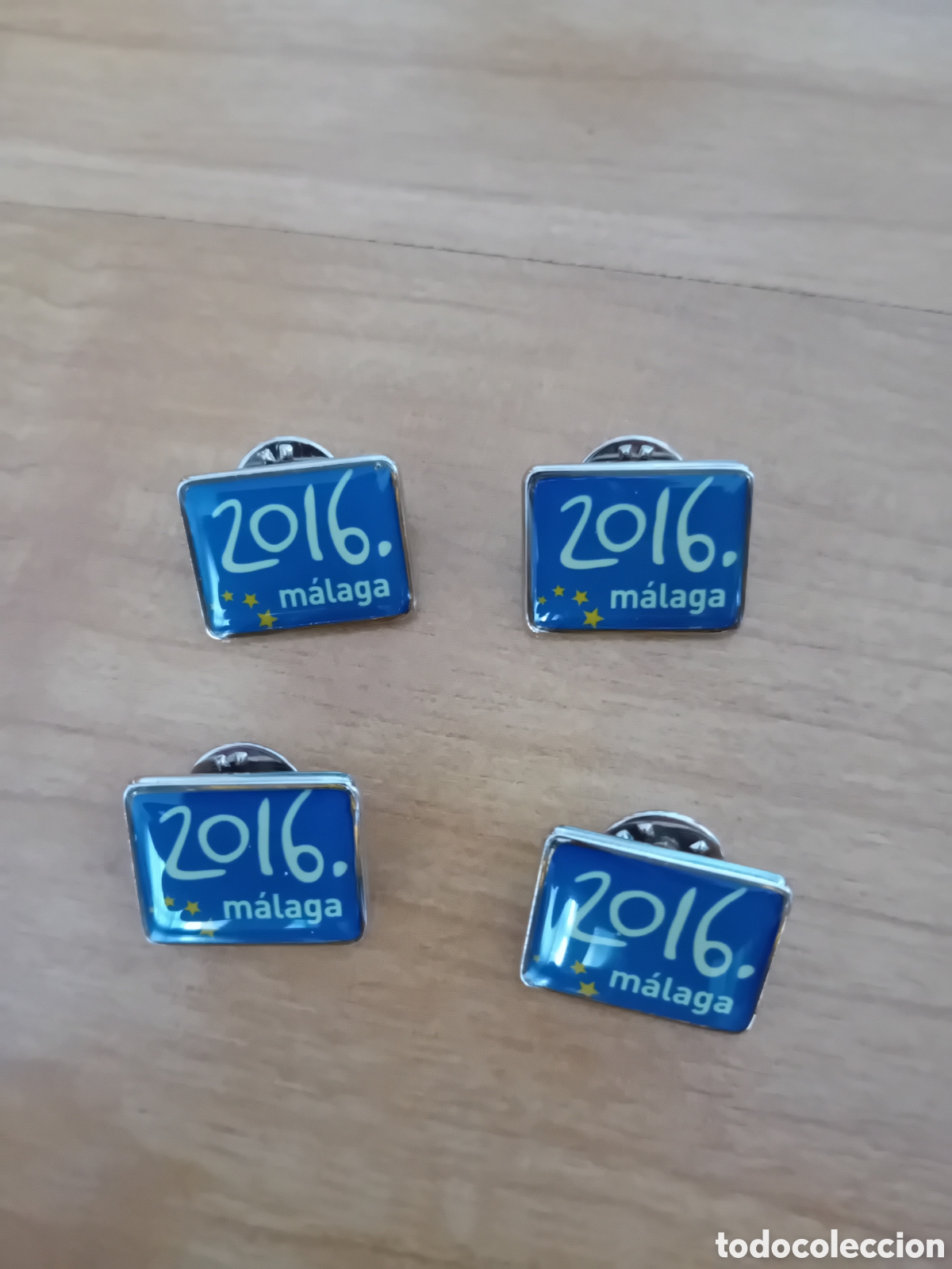 Sammlung von Pins: 4 pins M&aacute;laga 2016. Perfecto estado