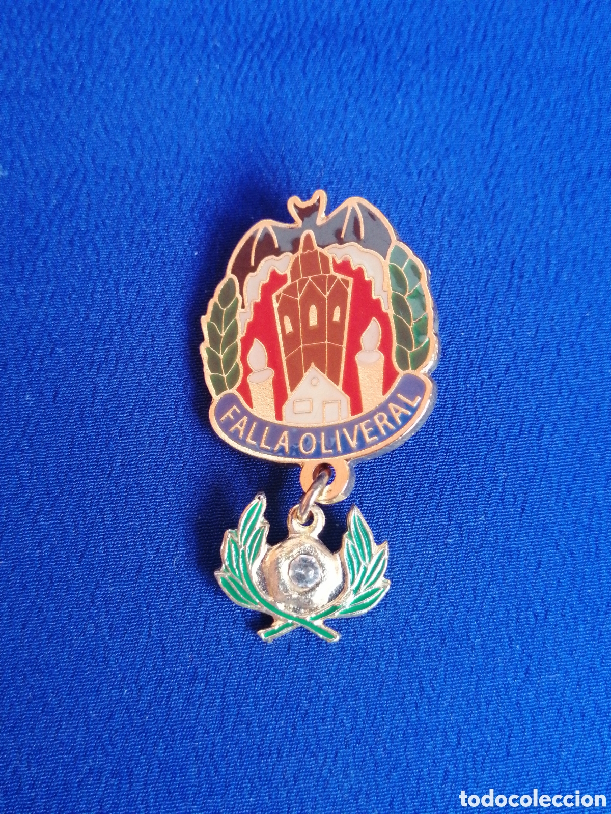 Pins de colecci&oacute;n: FALLA OLIVERAL N&Uacute;MERO 132 - Foto 1