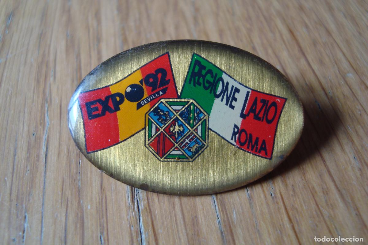 Pins de colecci&oacute;n: ANTIGUO PIN REGIONE LAZIO ROMA SEVILLA EXPO 92 SEVILLA