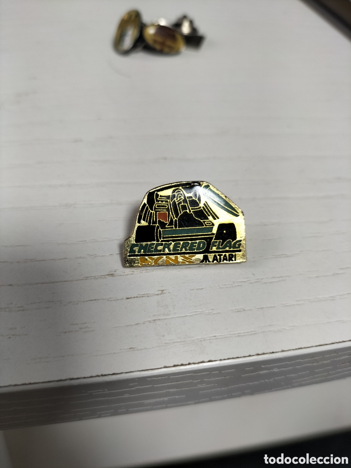 Pins de colecci&oacute;n: Pin Checkered Flag Lynx Atari - Foto 1