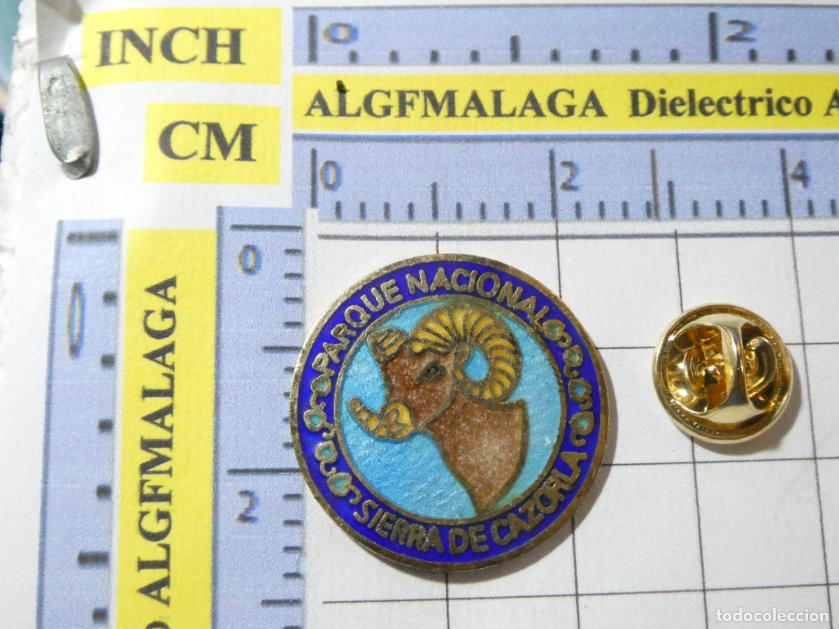 Pins e Spille di collezione: PIN DE TURISMO HER&Aacute;LDICA. PARQUE NACIONAL SIERRA DE CAZORLA JAEN