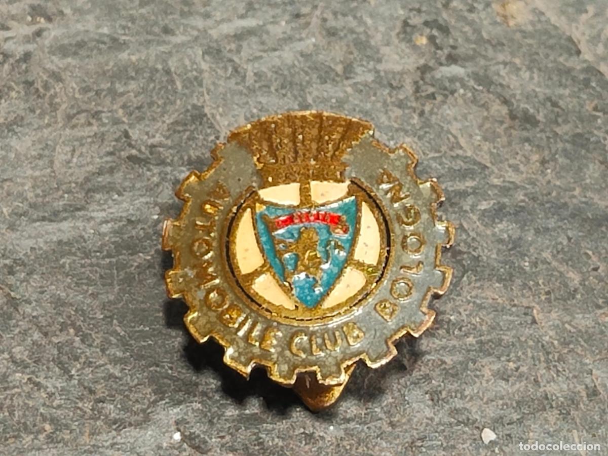 Pins de colecci&oacute;n: Pin antiguo autom&oacute;bile club bologna (insignia antigua solapa ojal autom&oacute;viles Italia )