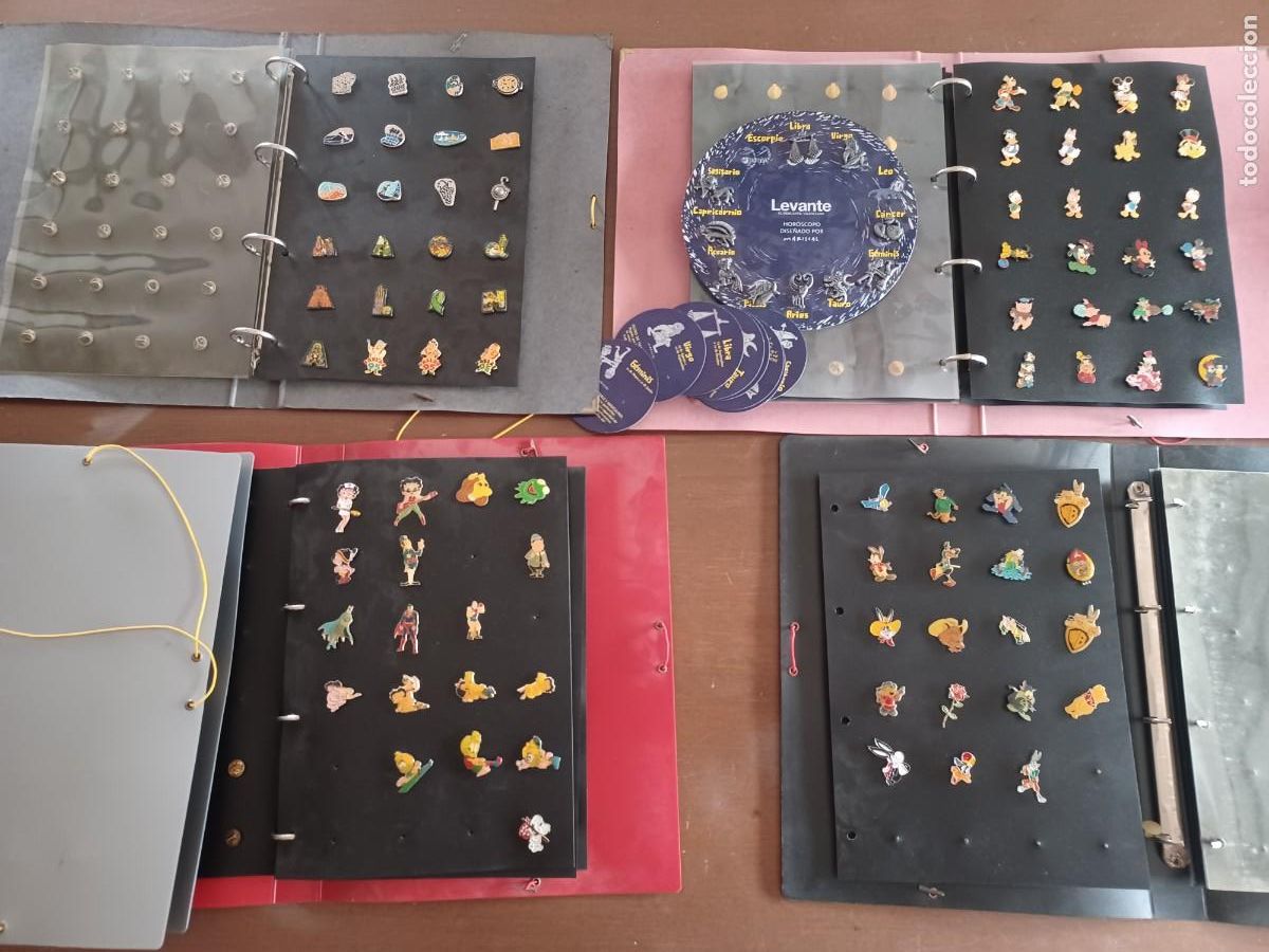 Pins de colecci&oacute;n: Pins ver fotos.picapiedra,Simpson, tintin,betty,marcas tabaco,animales,hor&oacute;scopos,Mickey,disney.