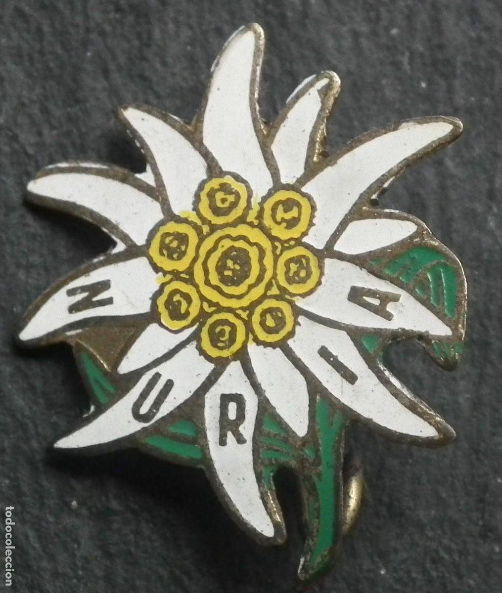 Pins de colecci&oacute;n: ANTIGUO PIN INSIGNIA DE AGUJA - N&Uacute;RIA EDELWEISS FLOWER (FLOR DE NEU)
