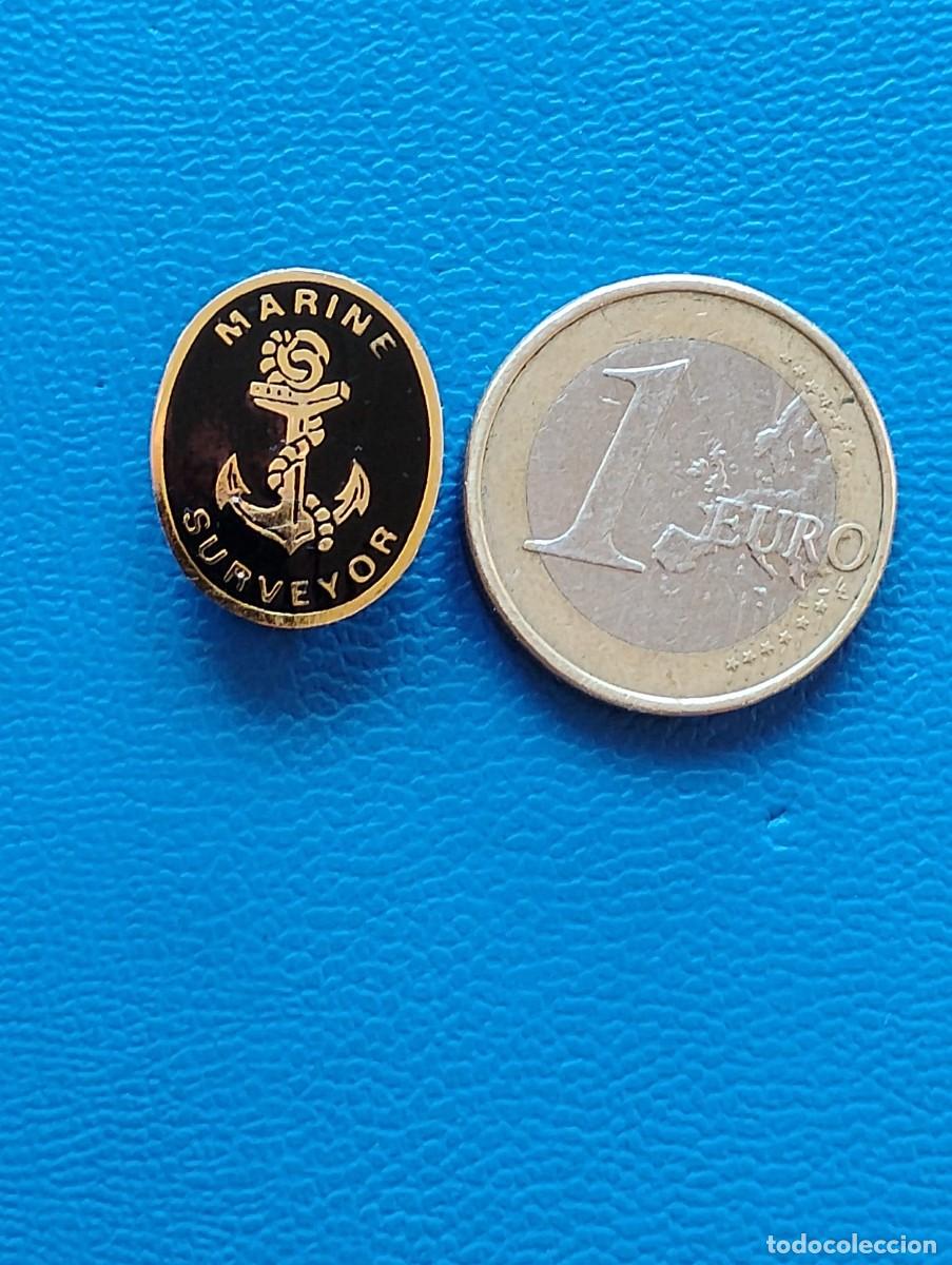 Pins de colecci&oacute;n: INSIGNIA/PIN OJAL MARINE SURVEYOR - NO PIN