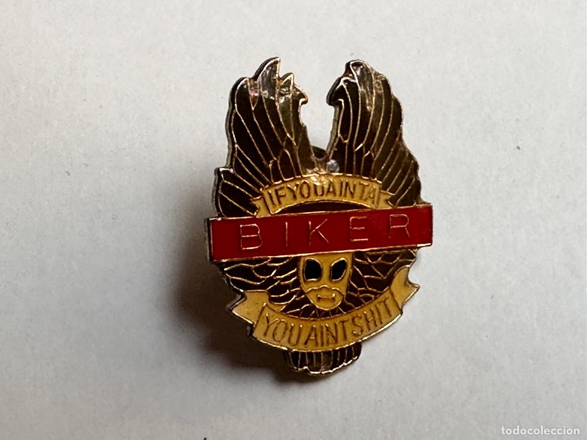Pins de colecci&oacute;n: PIN DE BIKER AMERICANO - Foto 2