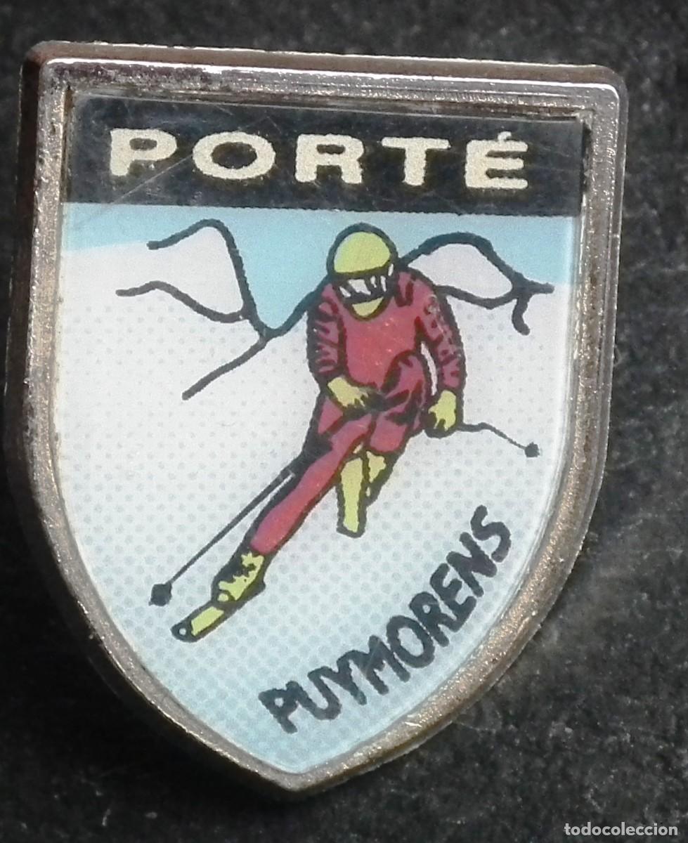 Pins de colecci&oacute;n: PIN DE OJAL DE LA ESTACI&Oacute;N DE ESQU&Iacute; PORTE- PUYMORENS - (FRANCIA)