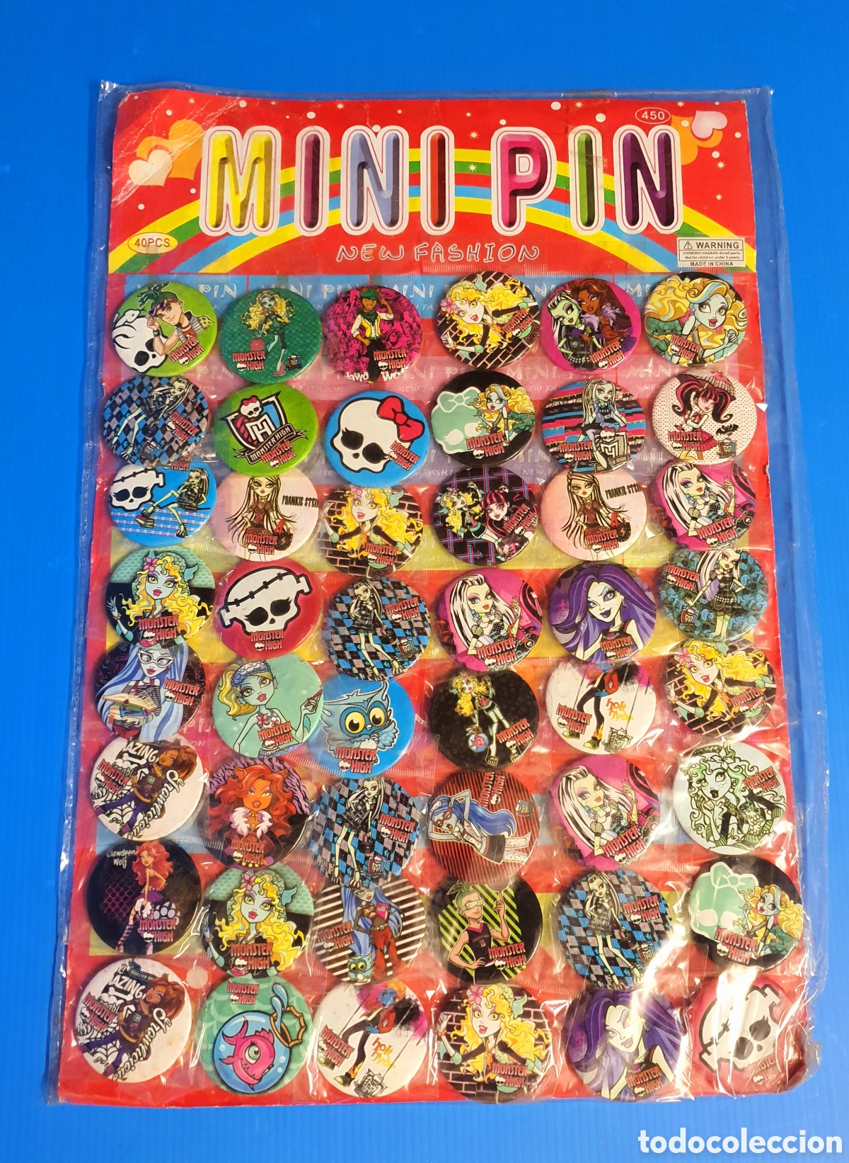 Pins de colecci&oacute;n: CHAPAS MONSTER HIGH / PANOPLIA COMPLETA DE DISTRIBUIDOR ORIGINAL