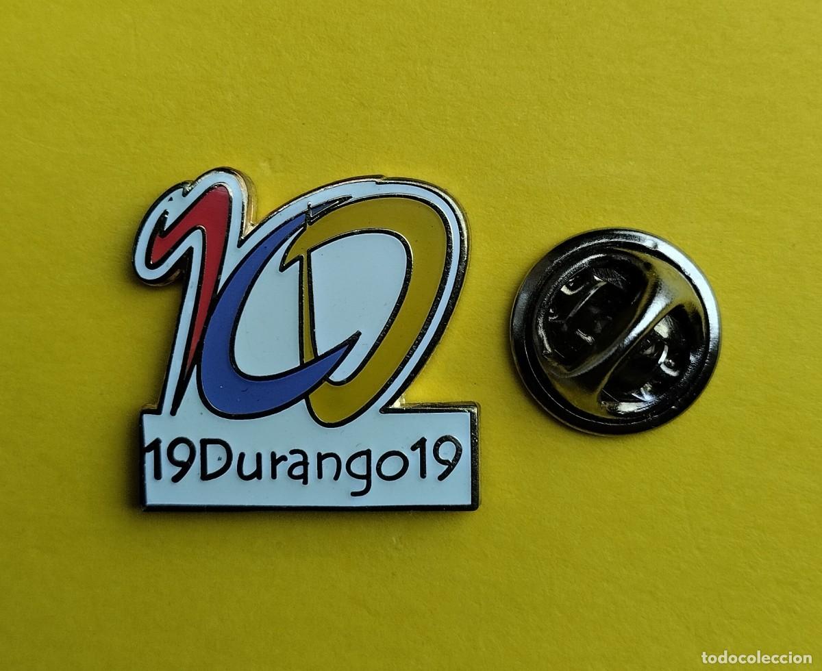 Pins de colecci&oacute;n: PIN FUTBOL - ESMALTE - CENTENARIO - SOCIEDAD CULTURAL DEPORTIVA DE DURANGO - VIZCAYA