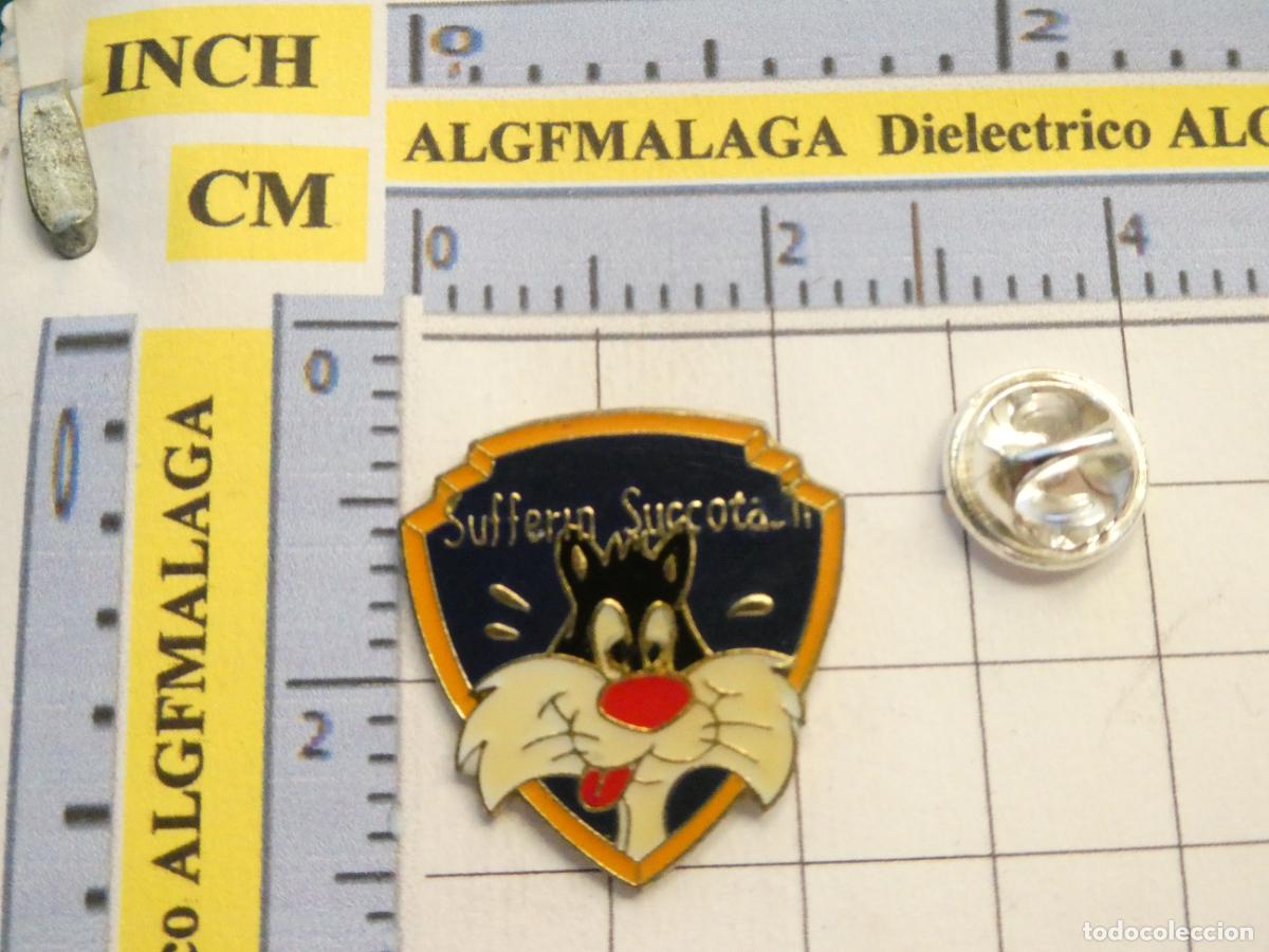 Pin's de collection: PIN DE DIBUJOS ANIMADOS.L LOONEY TUNES. GATO SILVESTRE