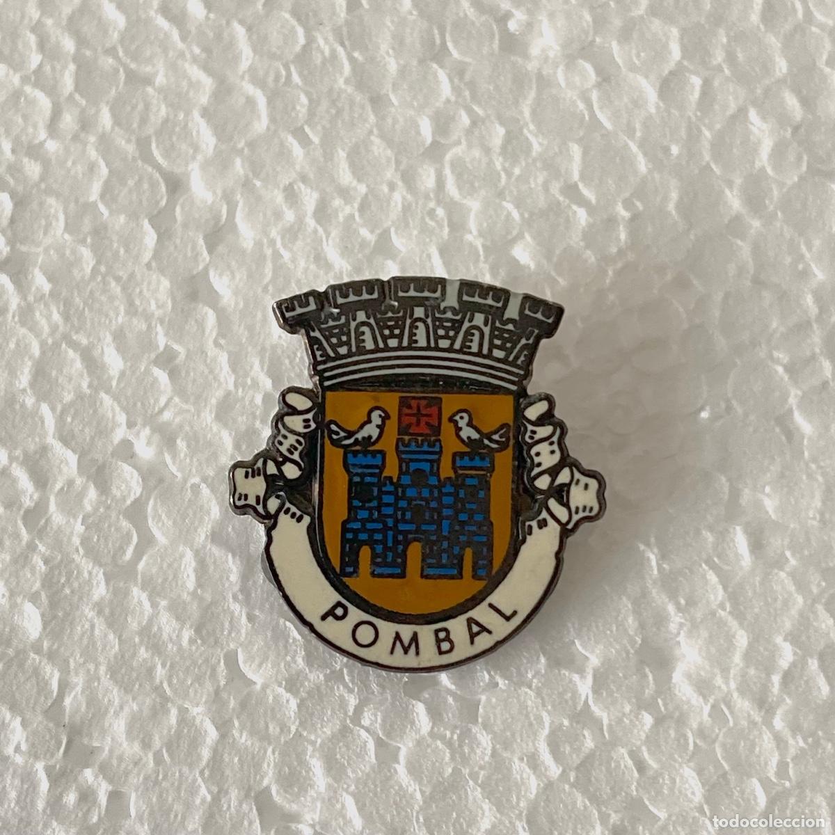 Pins de colecci&oacute;n: PIN VINTAGE POMBAL PORTUGAL - ESCUDO BROCHE INSIGNIA HER&Aacute;LDICA