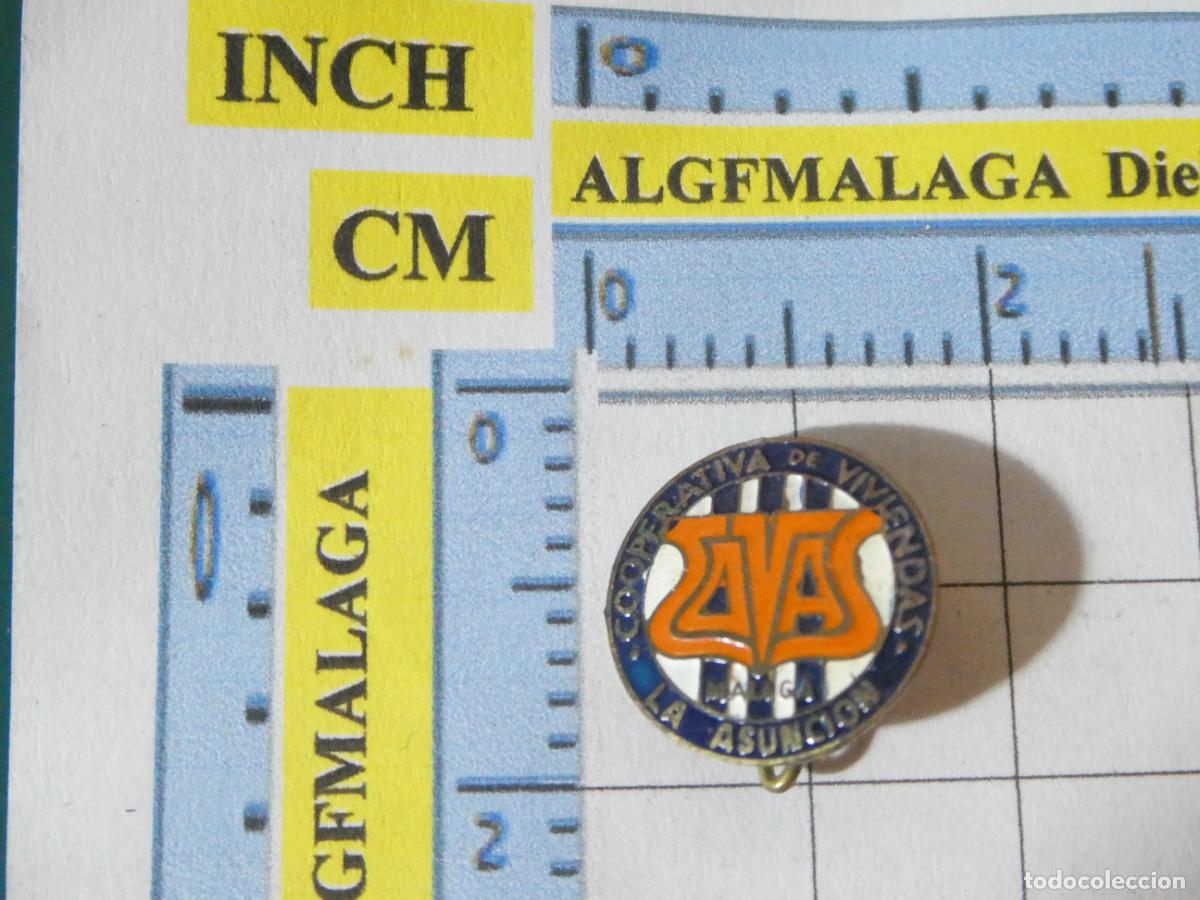 Pins e Spille di collezione: INSIGNIA OJAL PUBLICIDAD. COOPERATIVA DE VIVIENDAS BARRIO LA ASUNCI&Oacute;N DE M&Aacute;LAGA . NO PIN