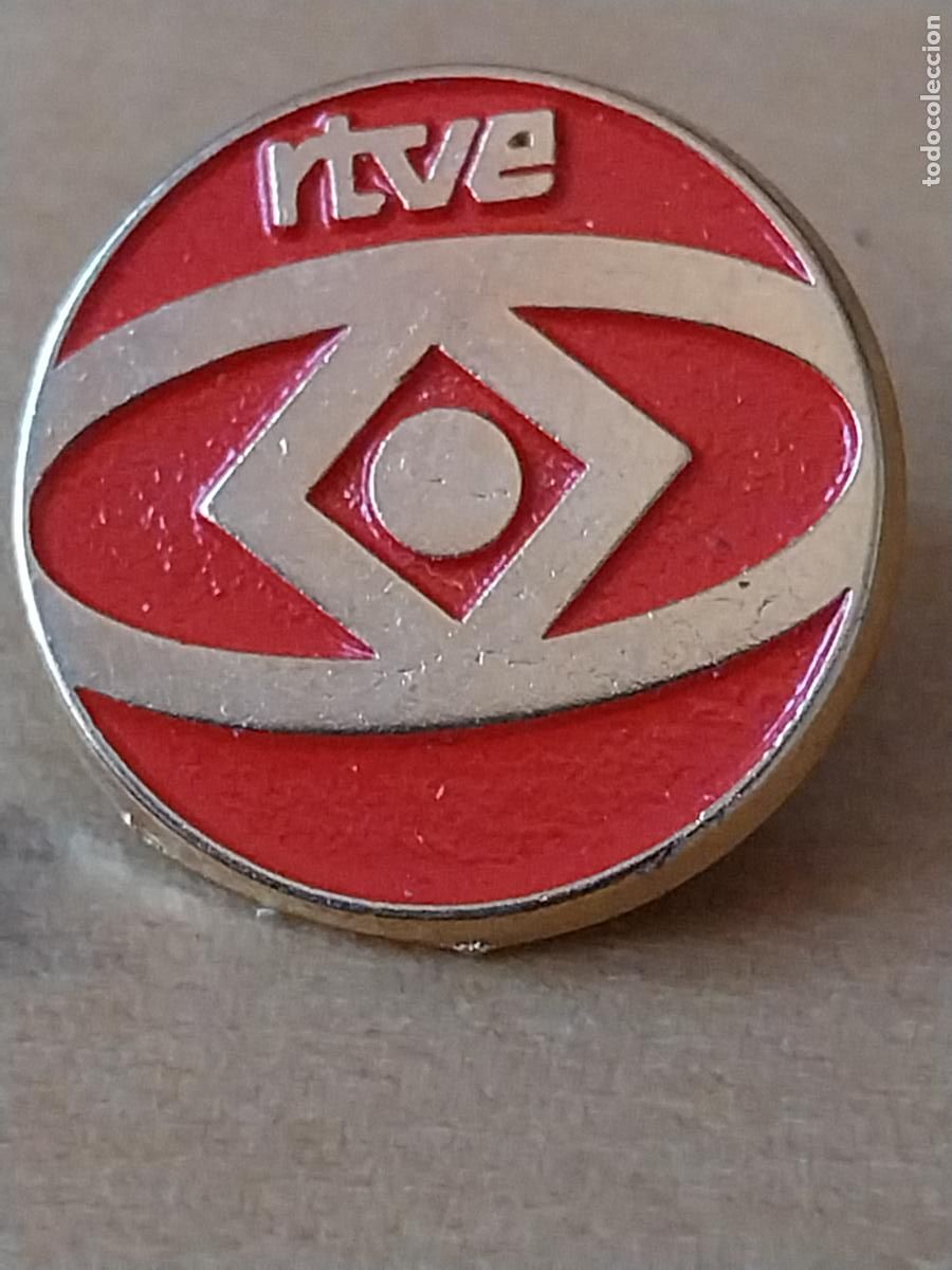 Pins de colecci&oacute;n: RADIO TELEVISION LOGO RTVE PIN PINCHO 1,8CM ALTO PINTURA LACADA COMUNICACI&Oacute;N TELECOMUNICACION