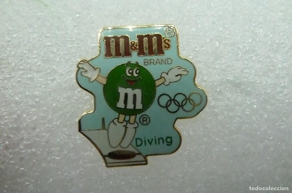Pins de colecci&oacute;n: Pin M&Ms Olimpiadas Diving - Foto 1