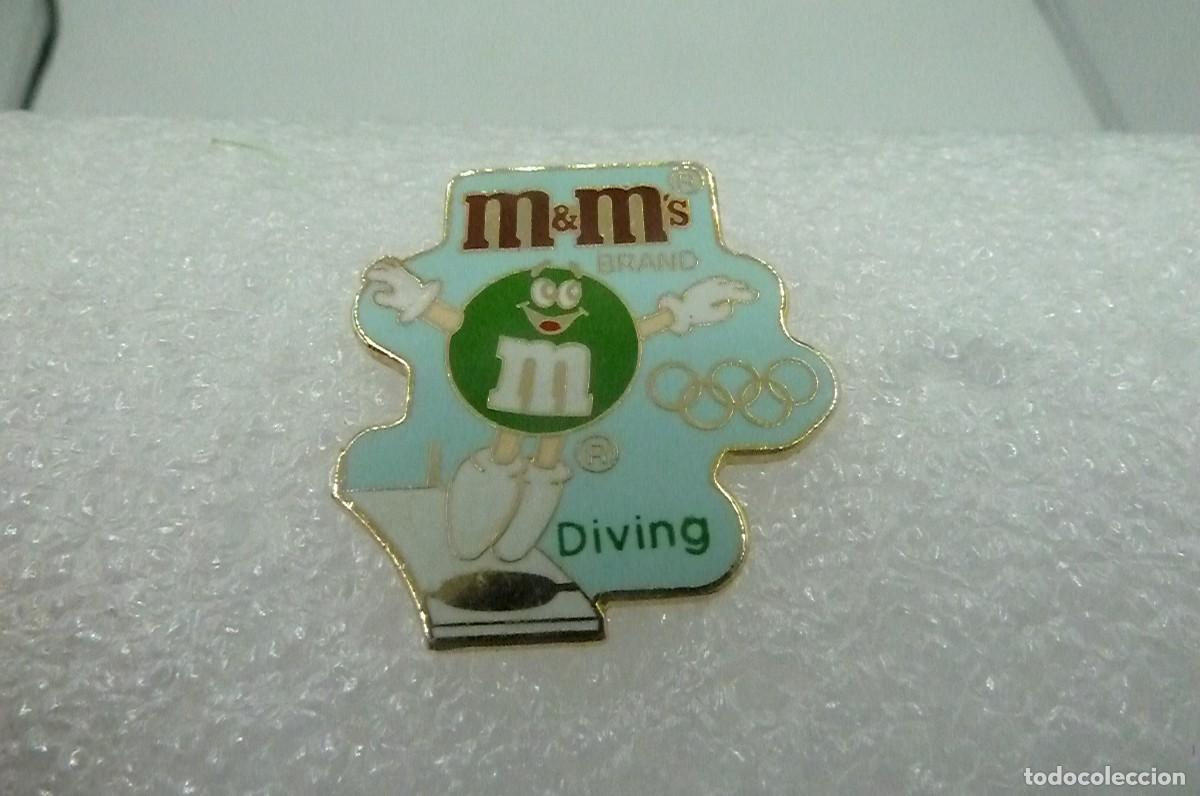 Pins de colecci&oacute;n: Pin M&Ms Olimpiadas Diving - Foto 4