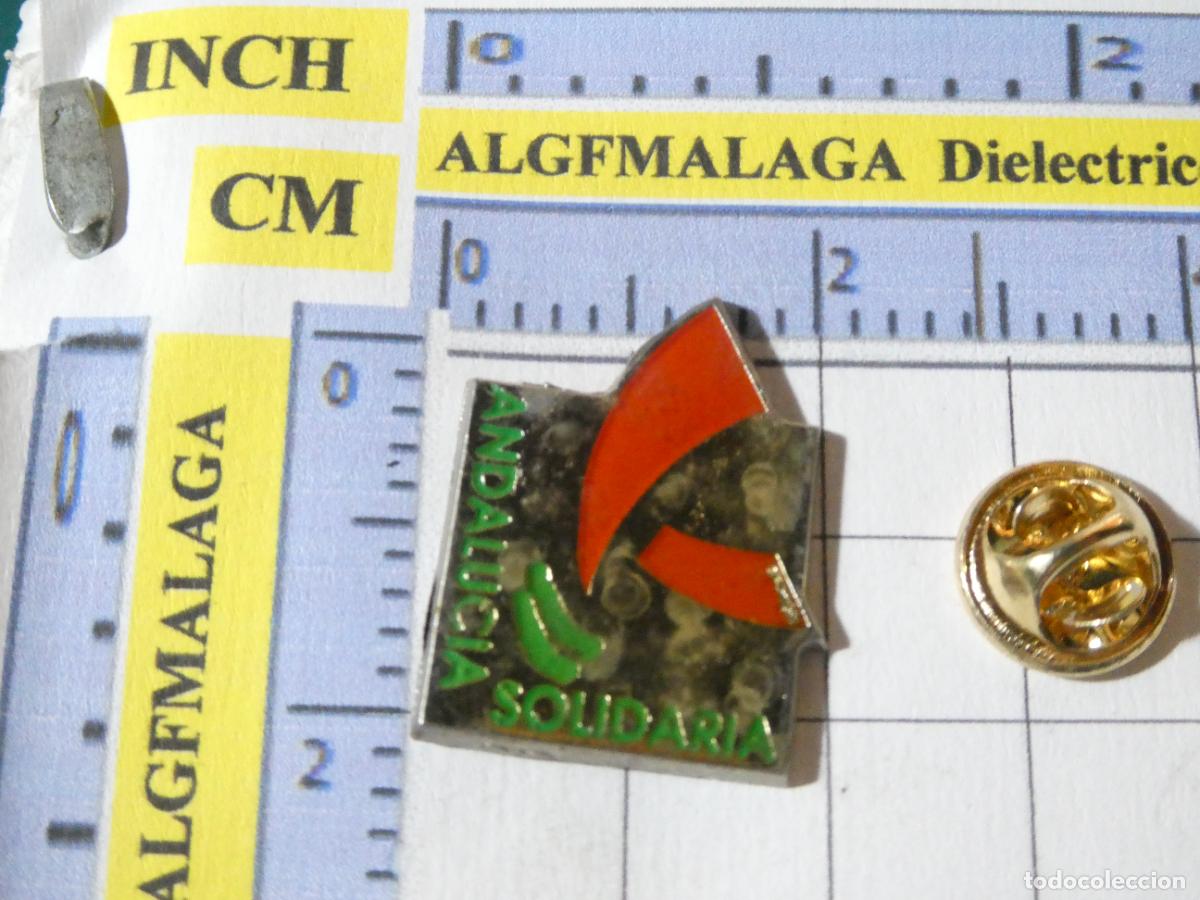Pins de colecci&oacute;n: PIN POL&Iacute;TICO SINDICAL. VOLUNTARIADO ANDALUC&Iacute;A SOLIDARIA