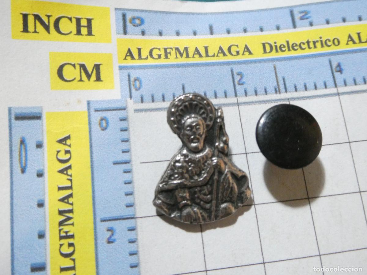 Collection pins: INSIGNIA RELIGIOSA. IMAGEN DE SANTIAGO APOSTOL. PLATA?. NO PIN