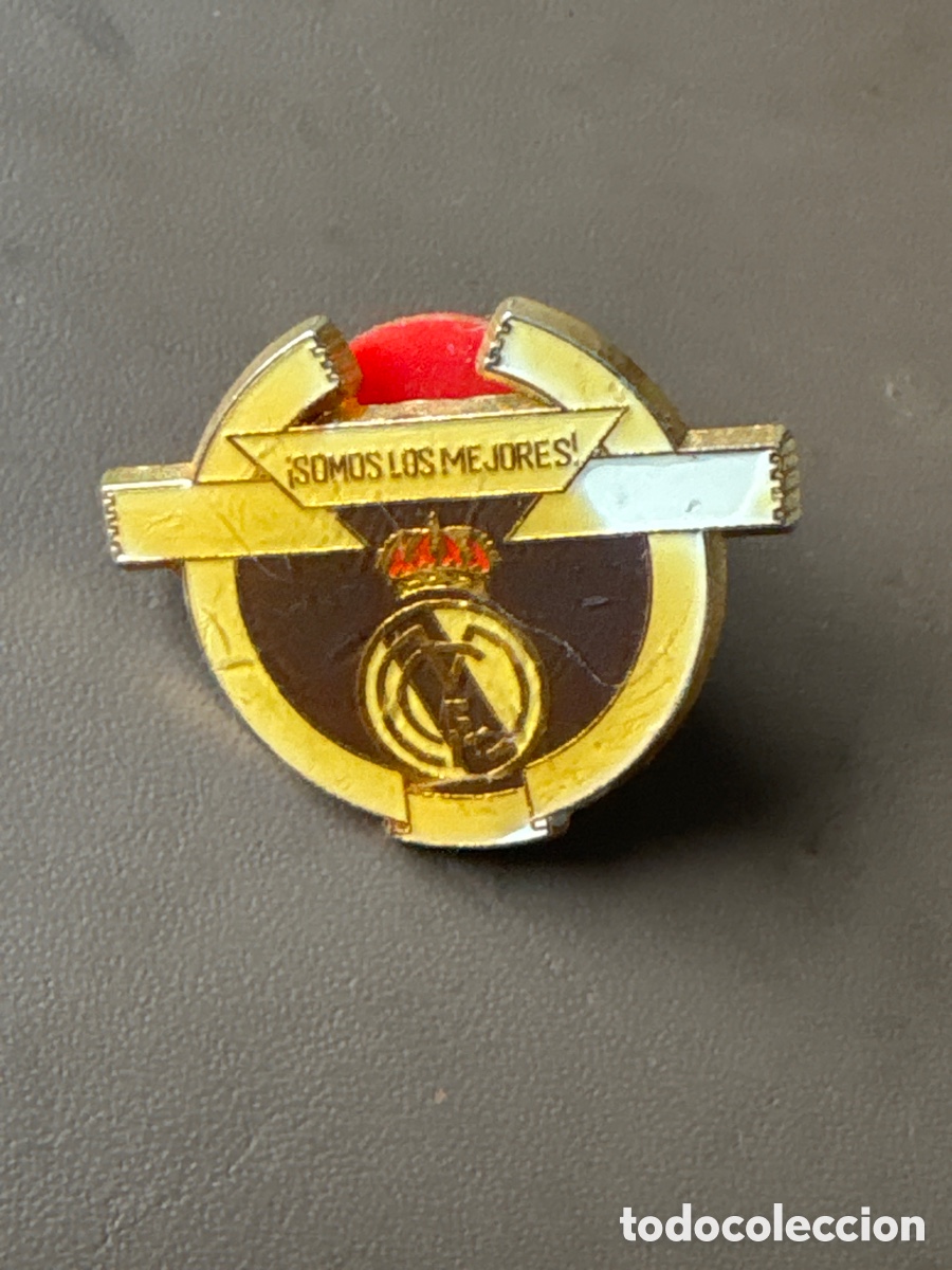 Collection pins: Raro pin Real Madrid &ldquo;somos los mejores&rdquo; (L8)
