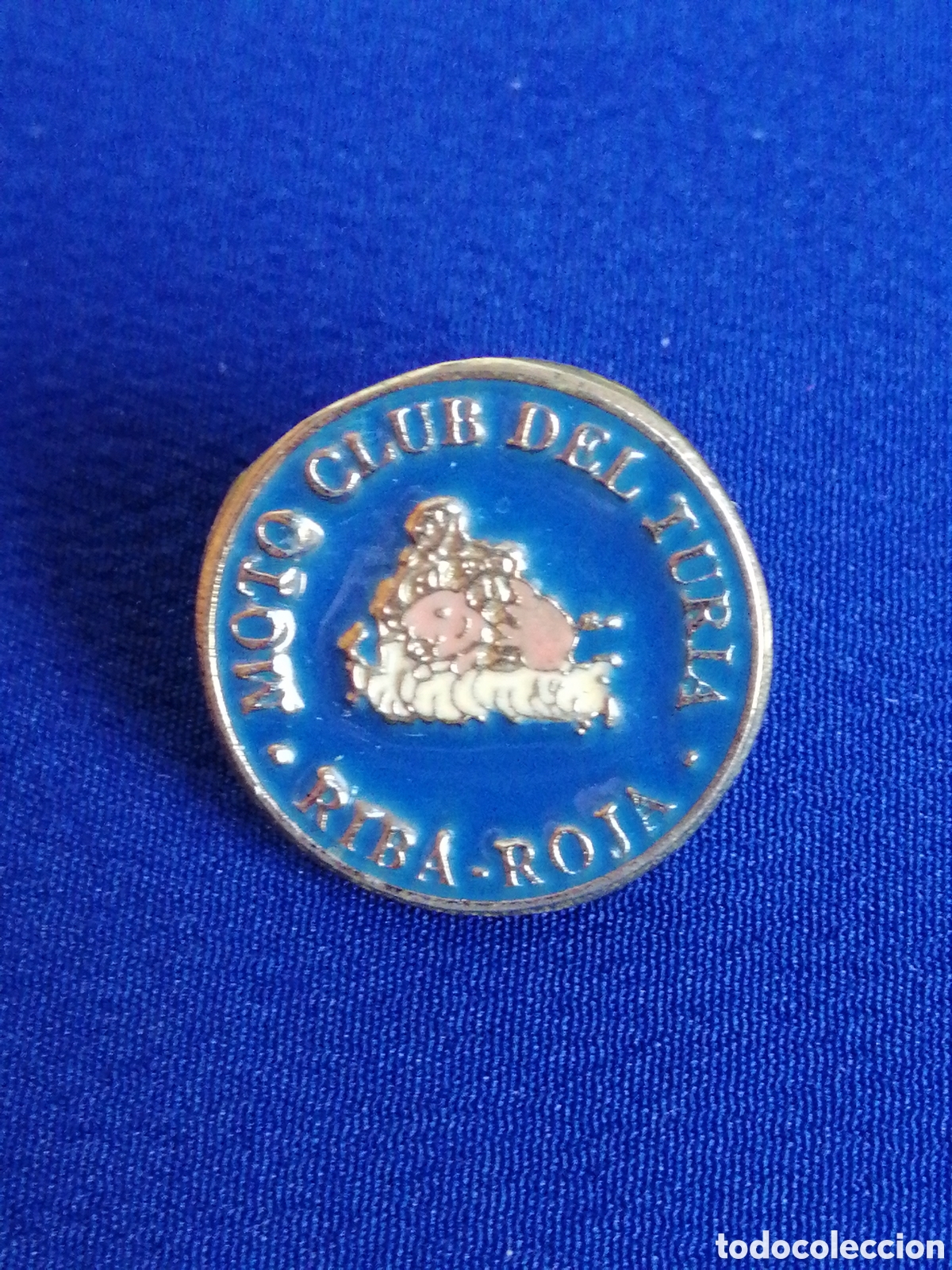 Pin's de collection: MOTO CLUB DEL TURIA RIBARROJA (VALENCIA) PIN