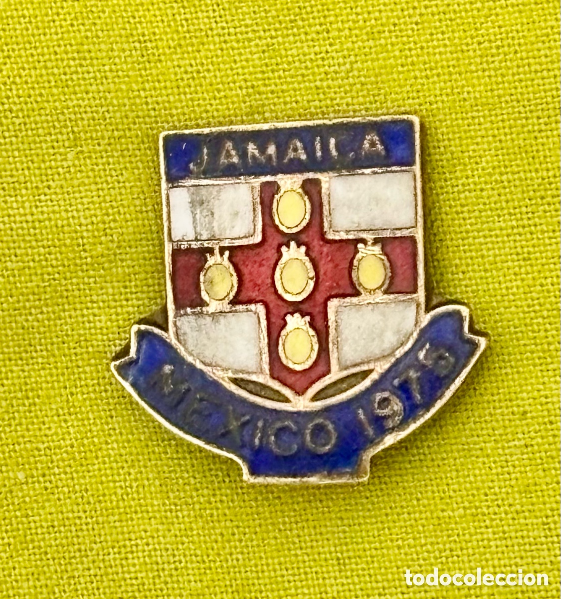 Pins de colecci&oacute;n: Olimpiadas M&eacute;xico 1975 Delegaci&oacute;n Jamaicana