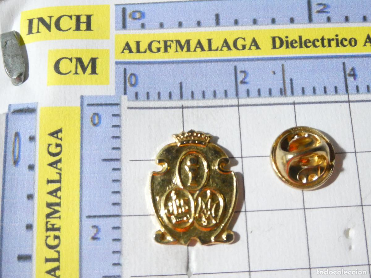 Pins de colecci&oacute;n: PIN RELIGIOSO SEMANA SANTA. HERMANDAD DE LA SENTENCIA M&Aacute;LAGA ESCUDO HER&Aacute;LDICO