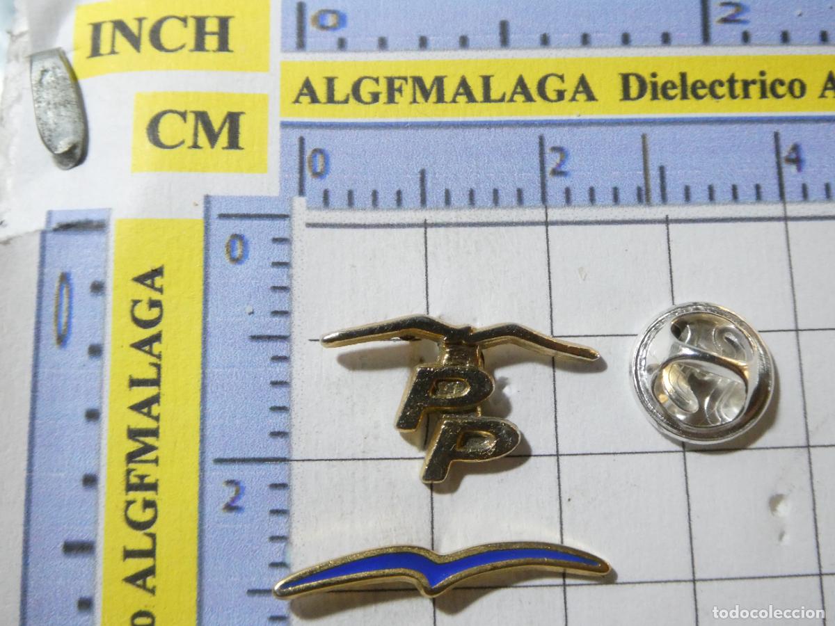 Pins de colecci&oacute;n: 2 PINS POL&Iacute;TICOS SINDICAL PARTIDO POPULAR