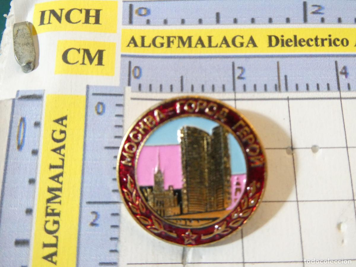 Pins de colecci&oacute;n: INSIGNIA BROCHE RUSIA UNI&Oacute;N SOVI&Eacute;TICA. MOSC&Uacute; CIUDAD DEL H&Eacute;ROE. NO PIN