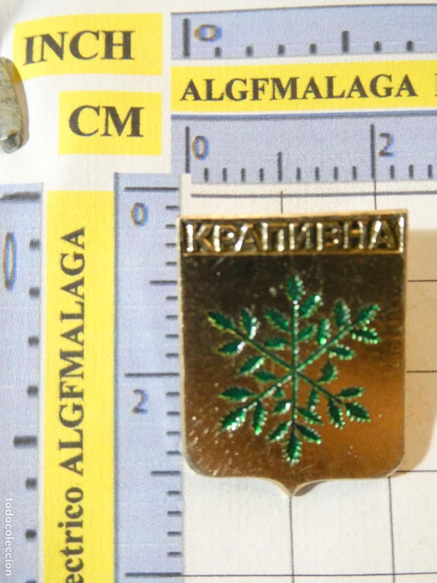 Sammlung von Pins: INSIGNIA BROCHE RUSIA UNI&Oacute;N SOVI&Eacute;TICA. TURISMO HER&Aacute;LDICA. KRAPIVNA. NO PIN