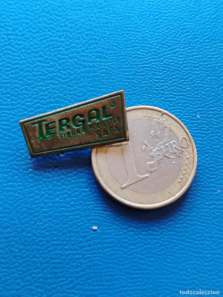 Pins de colecci&oacute;n: ANTIGUA INSIGNIA TERGAL - FIBRA POLIESTER - AGUJA IMPERDIBLE