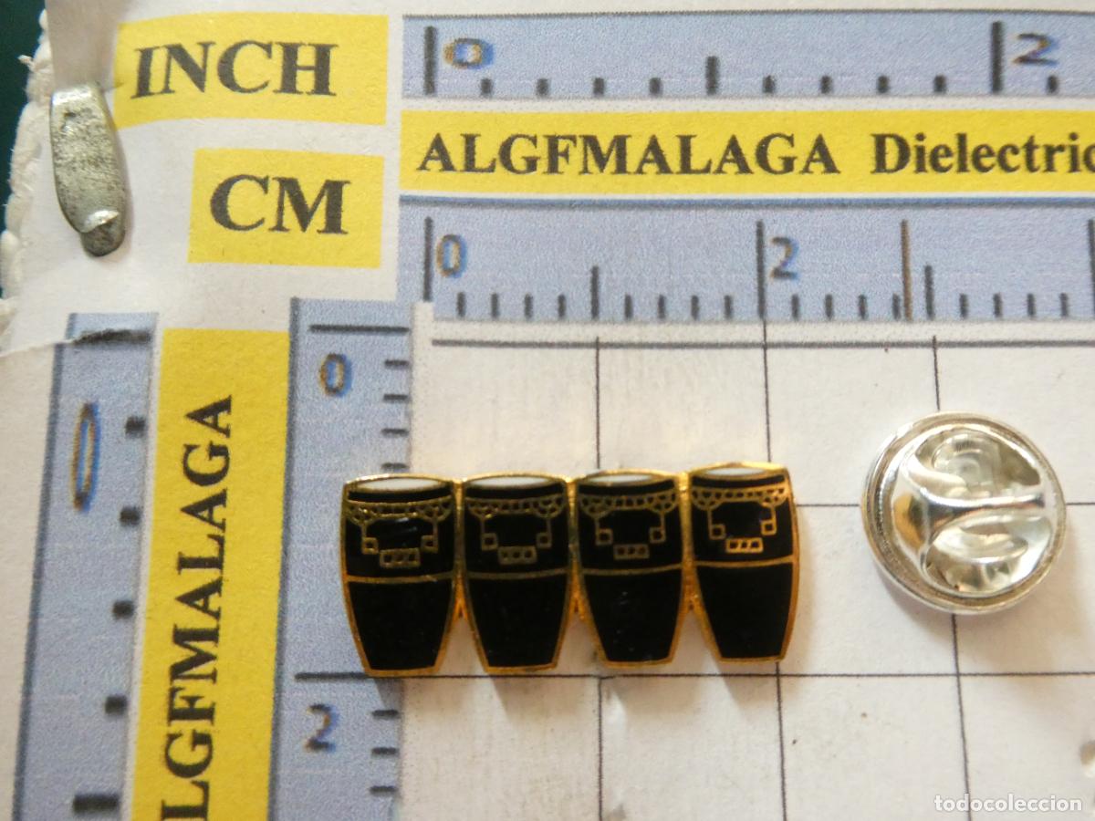 Pin's de collection: PIN DE M&Uacute;SICA INSTRUMENTOS MUSICALES. BOMBOS BONGOS ?