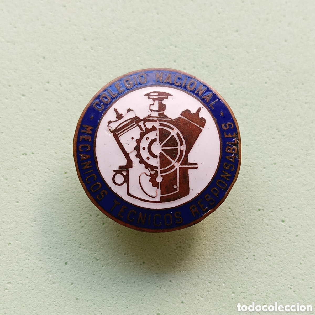 Pins de colecci&oacute;n: Pins, Insignia del Colegio Nacional. Mec&aacute;nicos (Cuba)