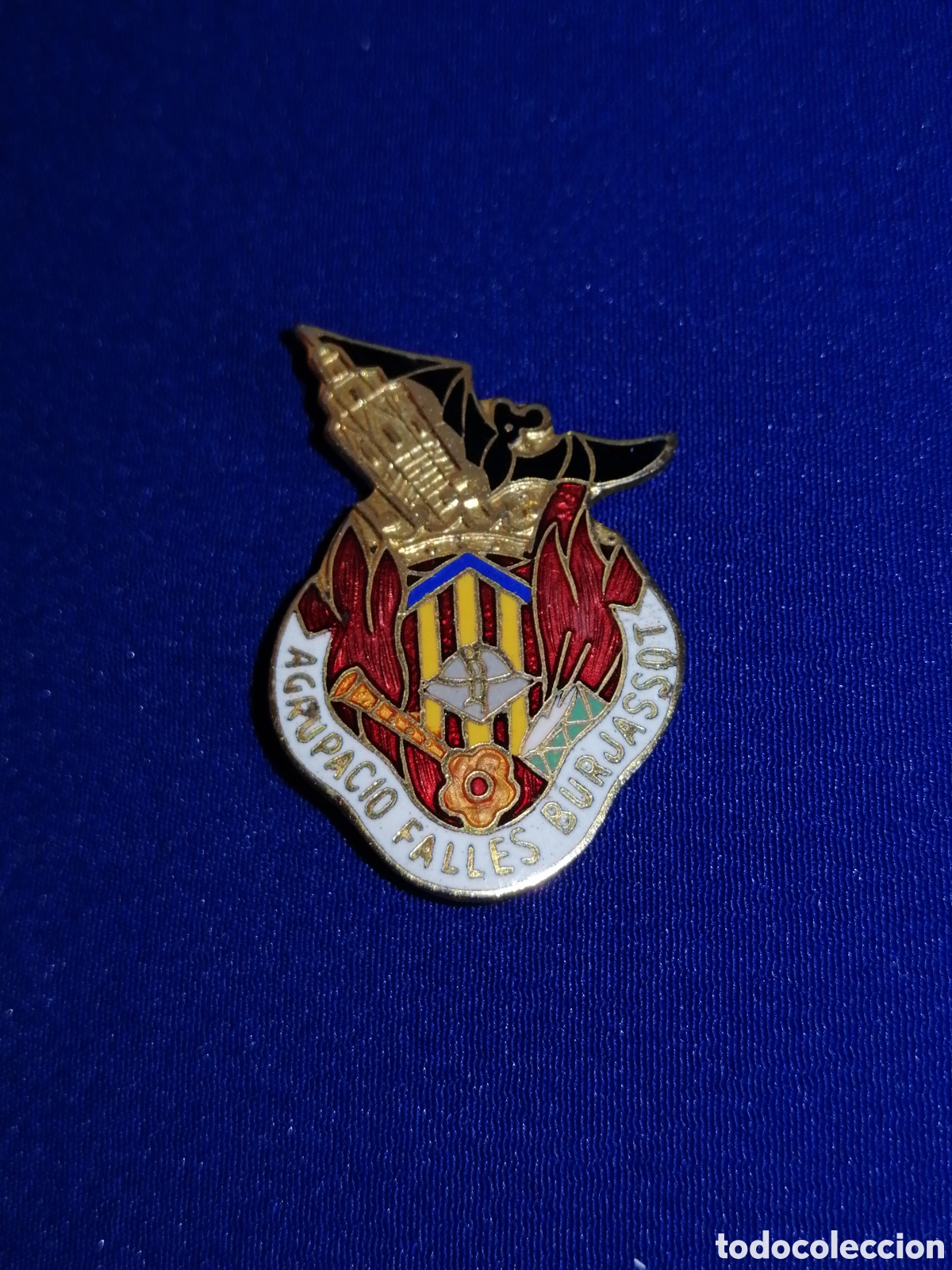 Sammlung von Pins: AGRUPACI&Oacute;N DE FALLAS BURJASOT INSIGNIA DE ALFILER ANTIGUA