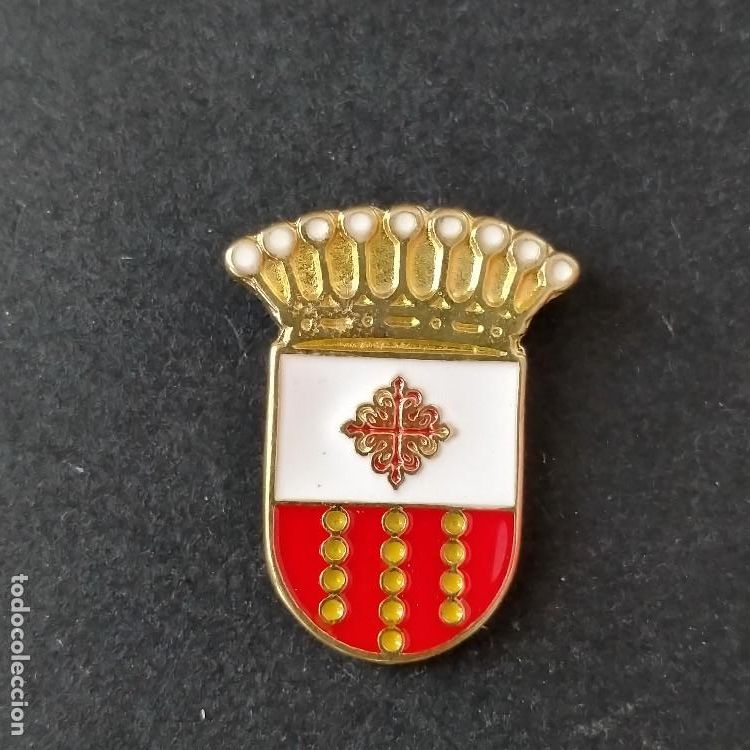 Pins de colecci&oacute;n: pin escudo Villarrubia de los Ojos (Ciudad Real)
