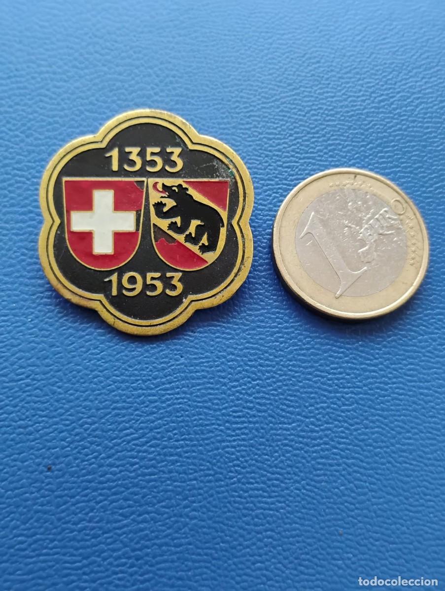 Pins de colecci&oacute;n: ANTIGUA INSIGNIA AGUJA IMPERDIBLE - SUIZA - 1353 1953