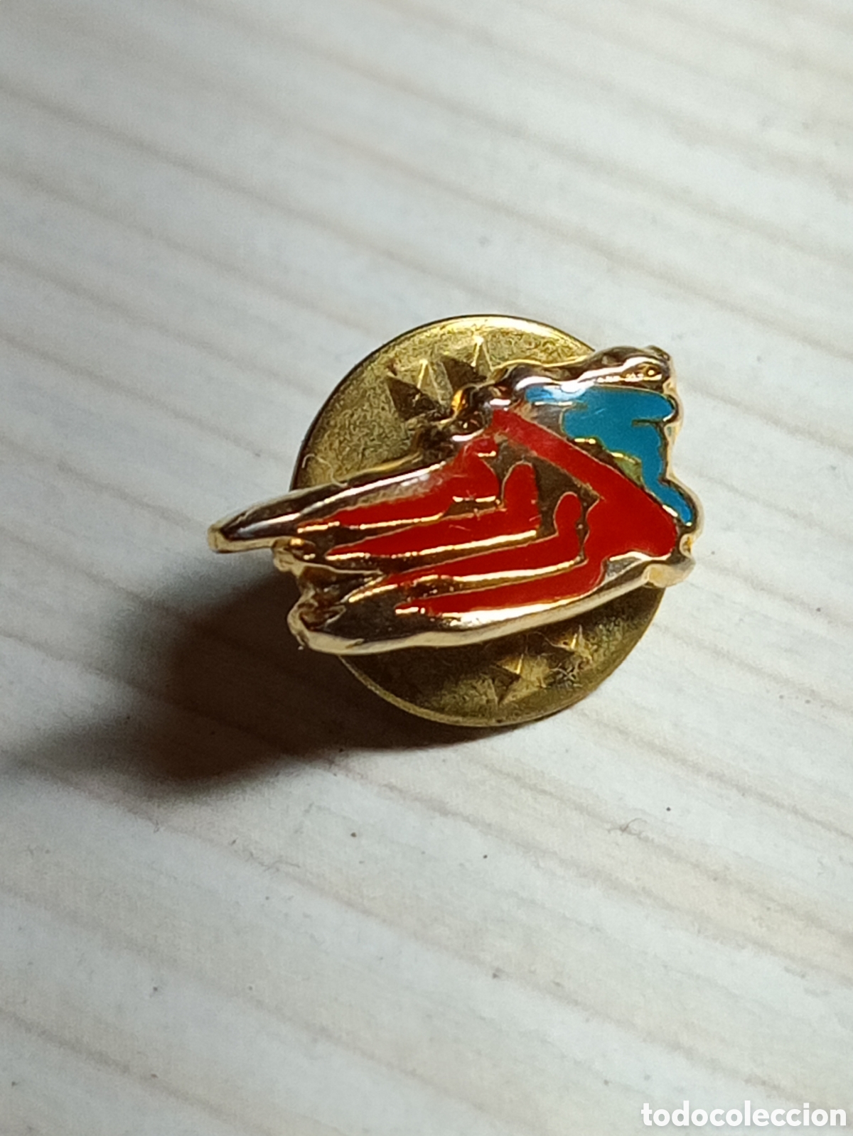 Pins e Spille di collezione: Antiguo pin senyera bandera Valencia uni&oacute;n valenciana partido pol&iacute;tico