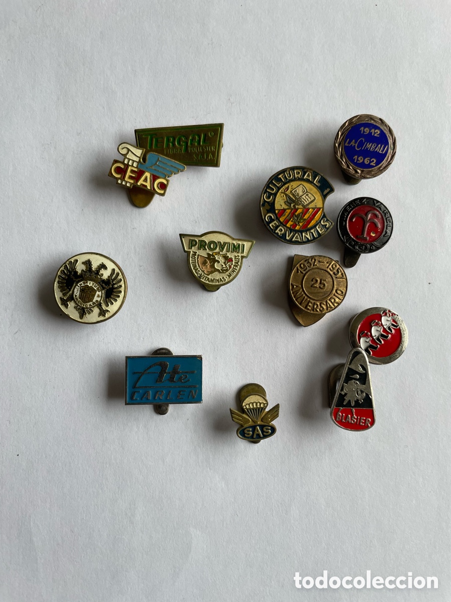 Pins de colecci&oacute;n: insignias de ojal y alfiler