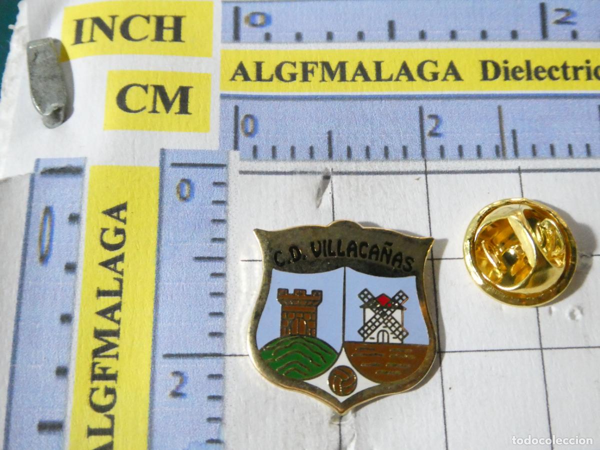 Pins de cole&ccedil;&atilde;o: PIN DE DEPORTES. F&Uacute;TBOL. CD VILLACA&Ntilde;AS TOLEDO. ESCUDO EQUIPO.