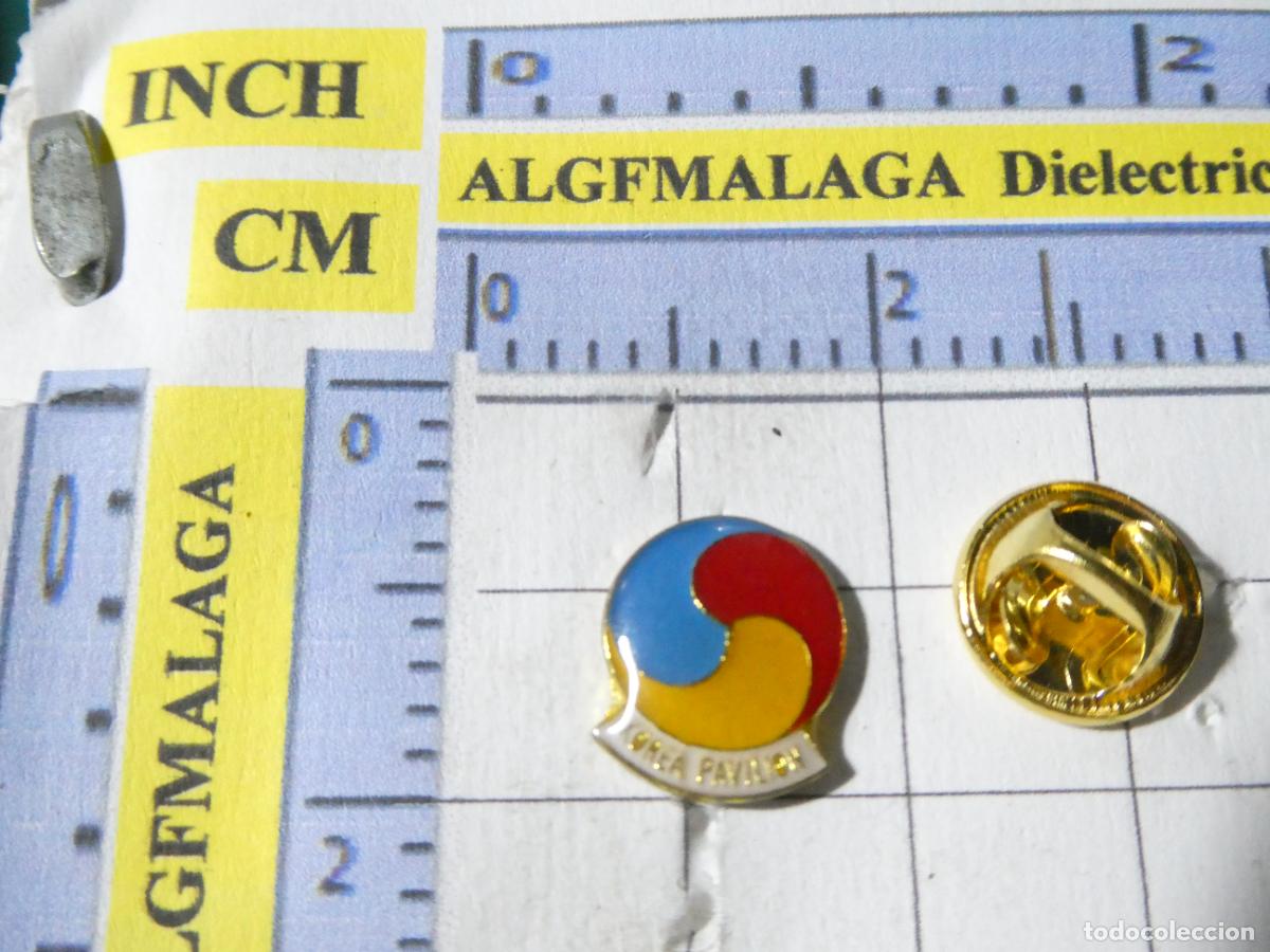 Pin's de collection: PIN DE LA EXPO 92 1992 SEVILLA. PABELL&Oacute;N DE KOREA COREA