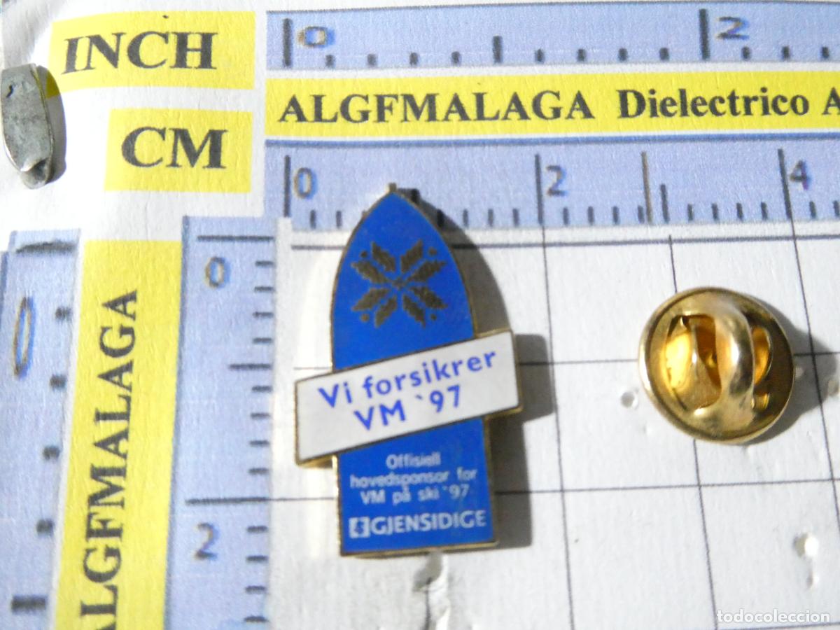 Pins de colecci&oacute;n: PIN DE DEPORTES. CAMPEONATO NORUEGA DE ESQU&Iacute; 97 1997 GJENSIDIGE