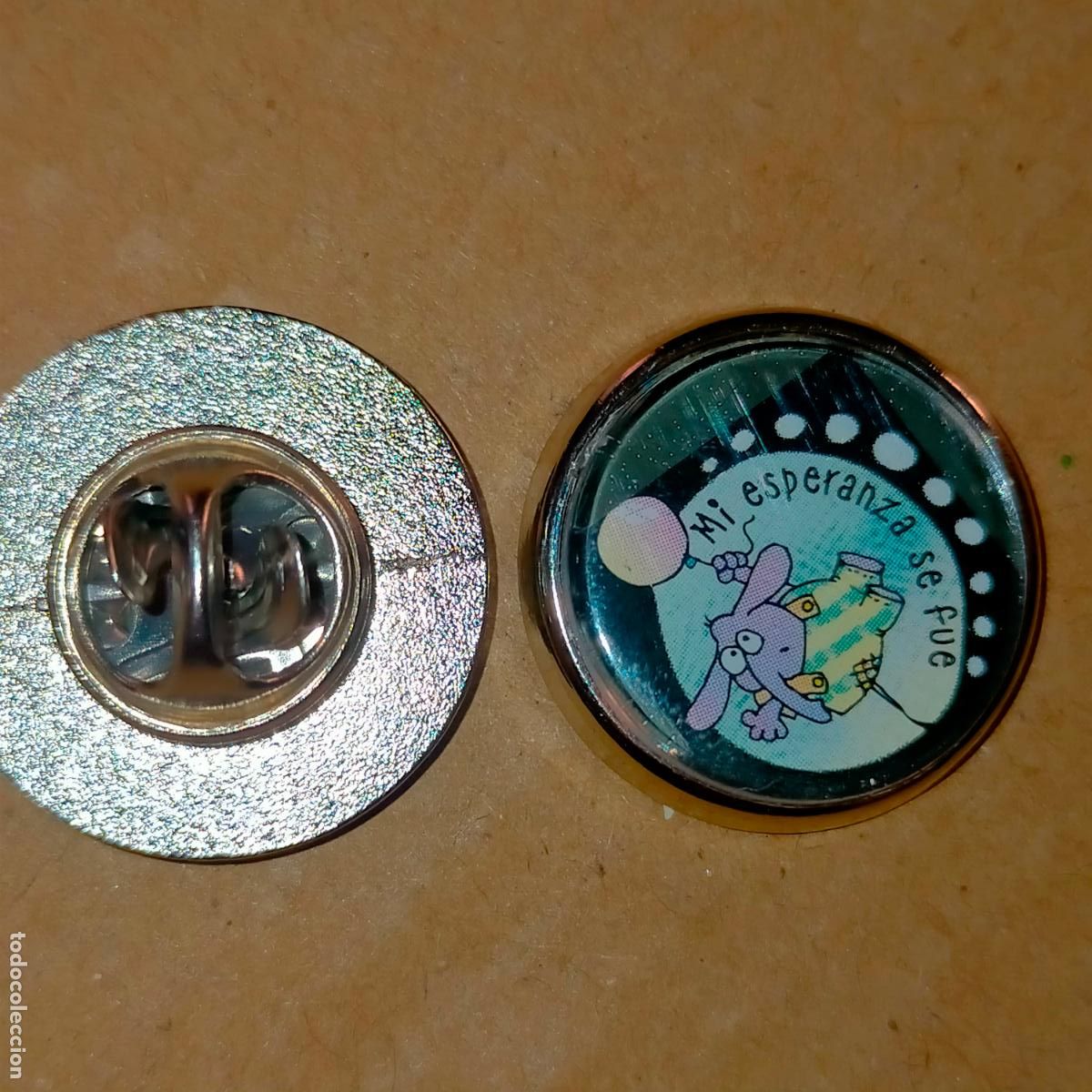 Pins e Spille di collezione: pin redondo metal - FRASES - ELEFANTE - MI ESPERANZA SE FUE - ELEFANTE