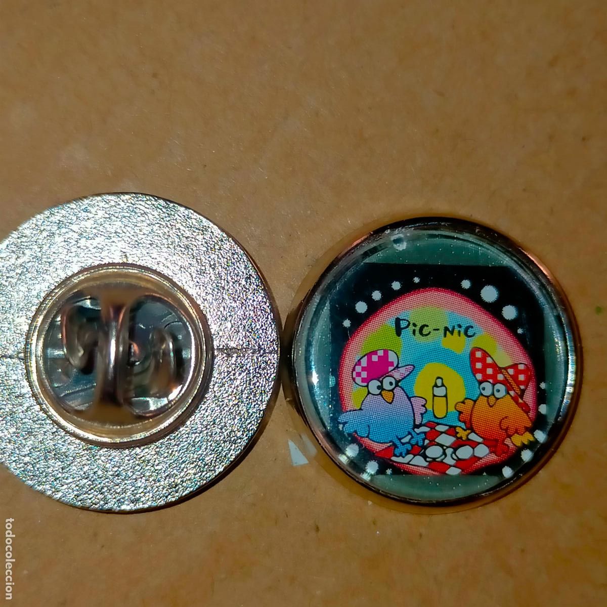 Pins de colecci&oacute;n: pin redondo metal - FRASES - HUMOR - PIC NIC