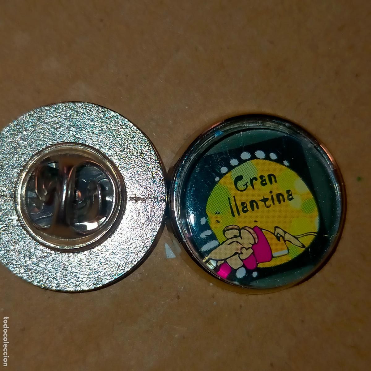 Pin's de collection: pin redondo metal - FRASES - HUMOR - GRAN LLANTINA