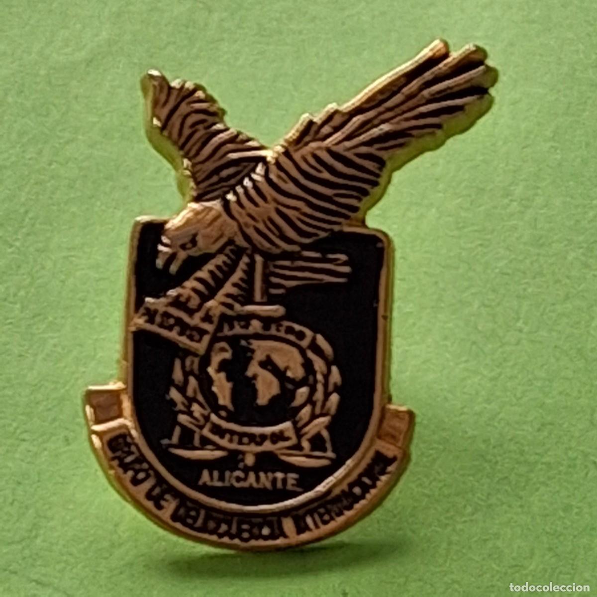 Pin's de collection: PIN - GRUPO DE DELINCUENCIA INTERNACIONAL ALICANTE - INSIGNIA - TEMATICA MILITAR MILITARIA POLICIA