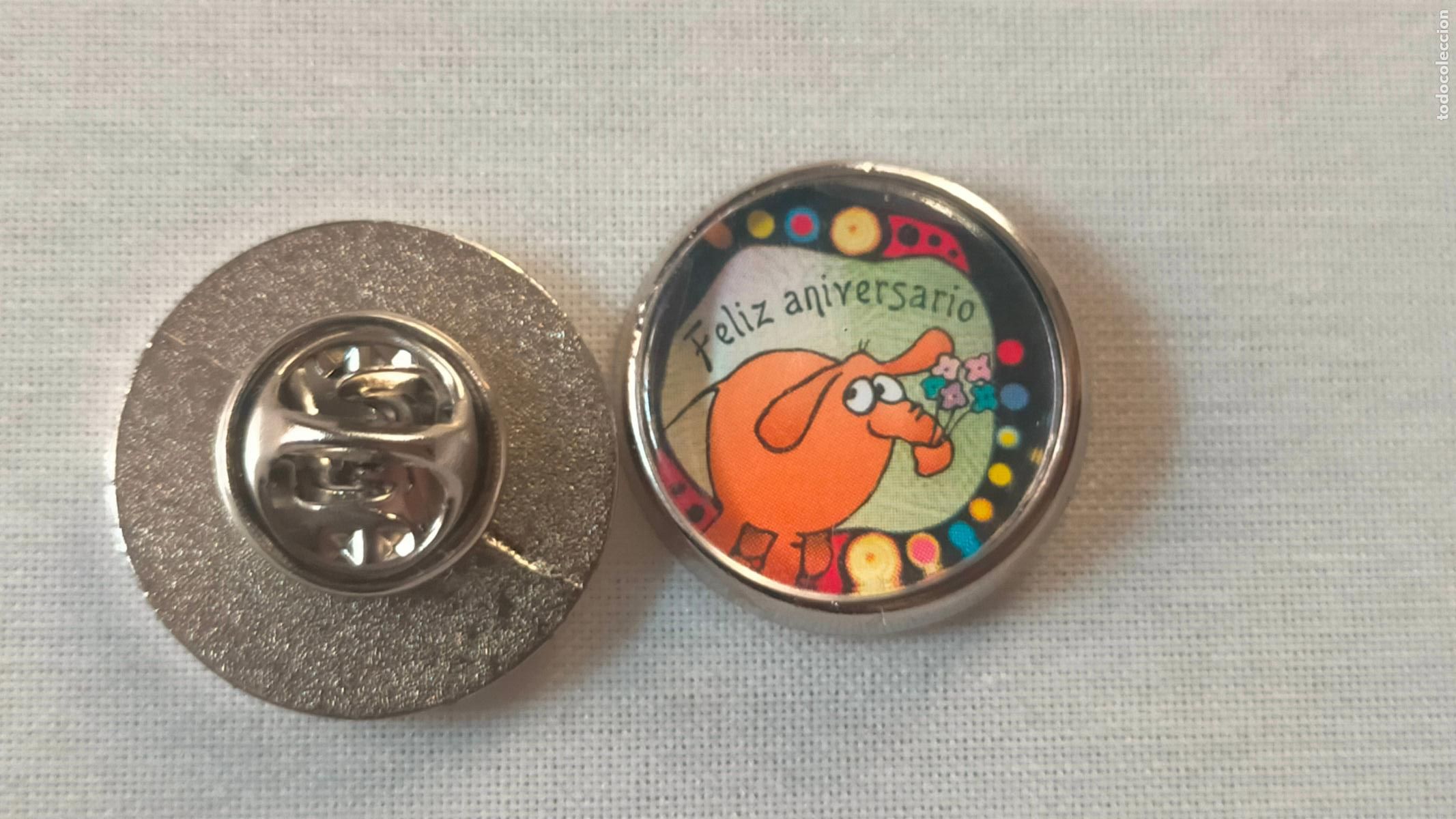 Pins e Spille di collezione: PIN REDONDO METAL - frases animales elefante
