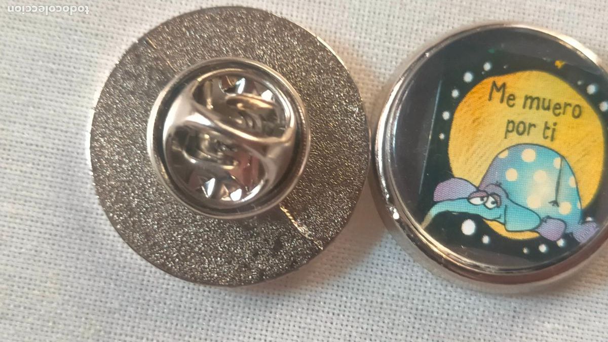 Pin's de collection: PIN REDONDO METAL - frases animales elefante