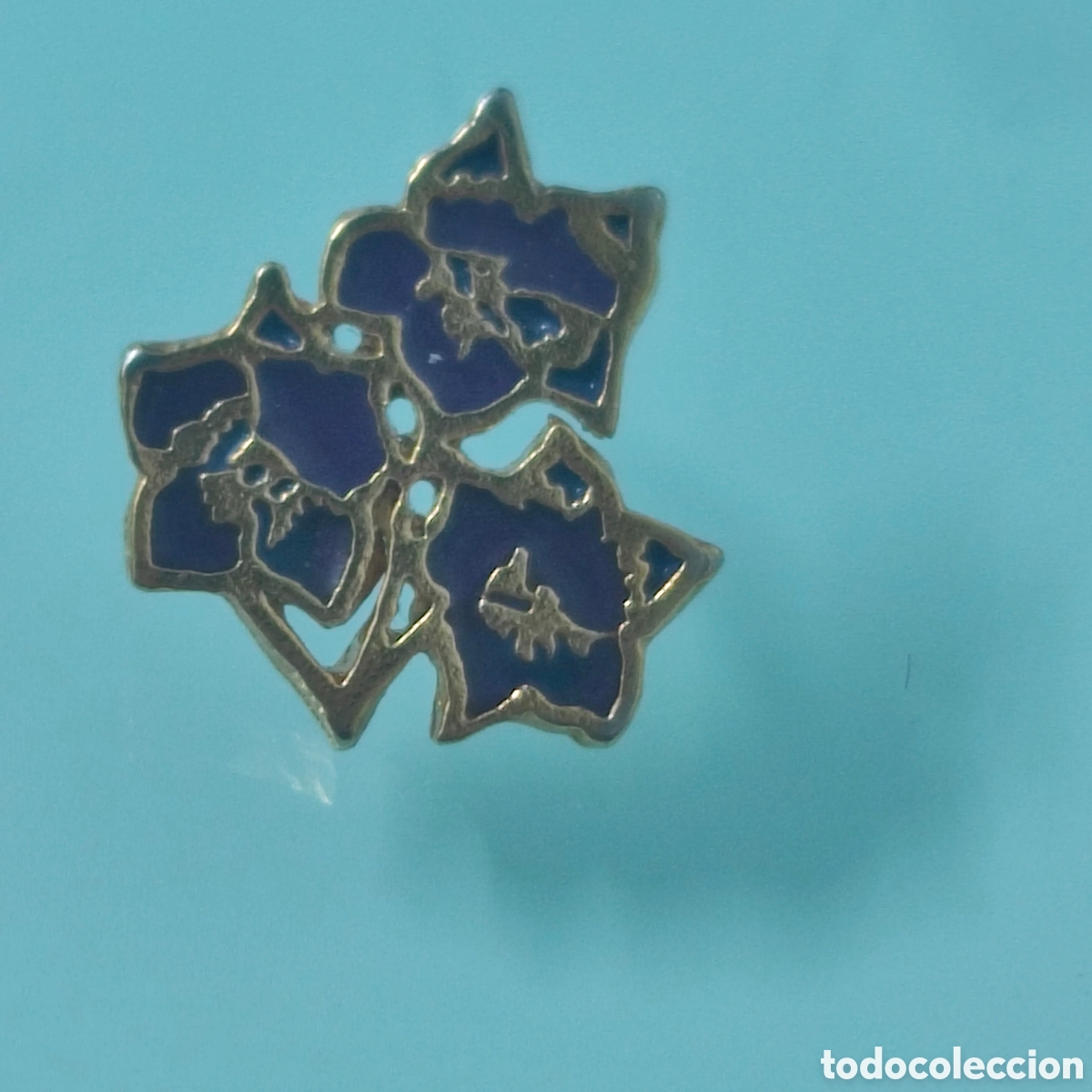 Pins de colecci&oacute;n: PIN ESMALTADO DE HOJAL. - Foto 2