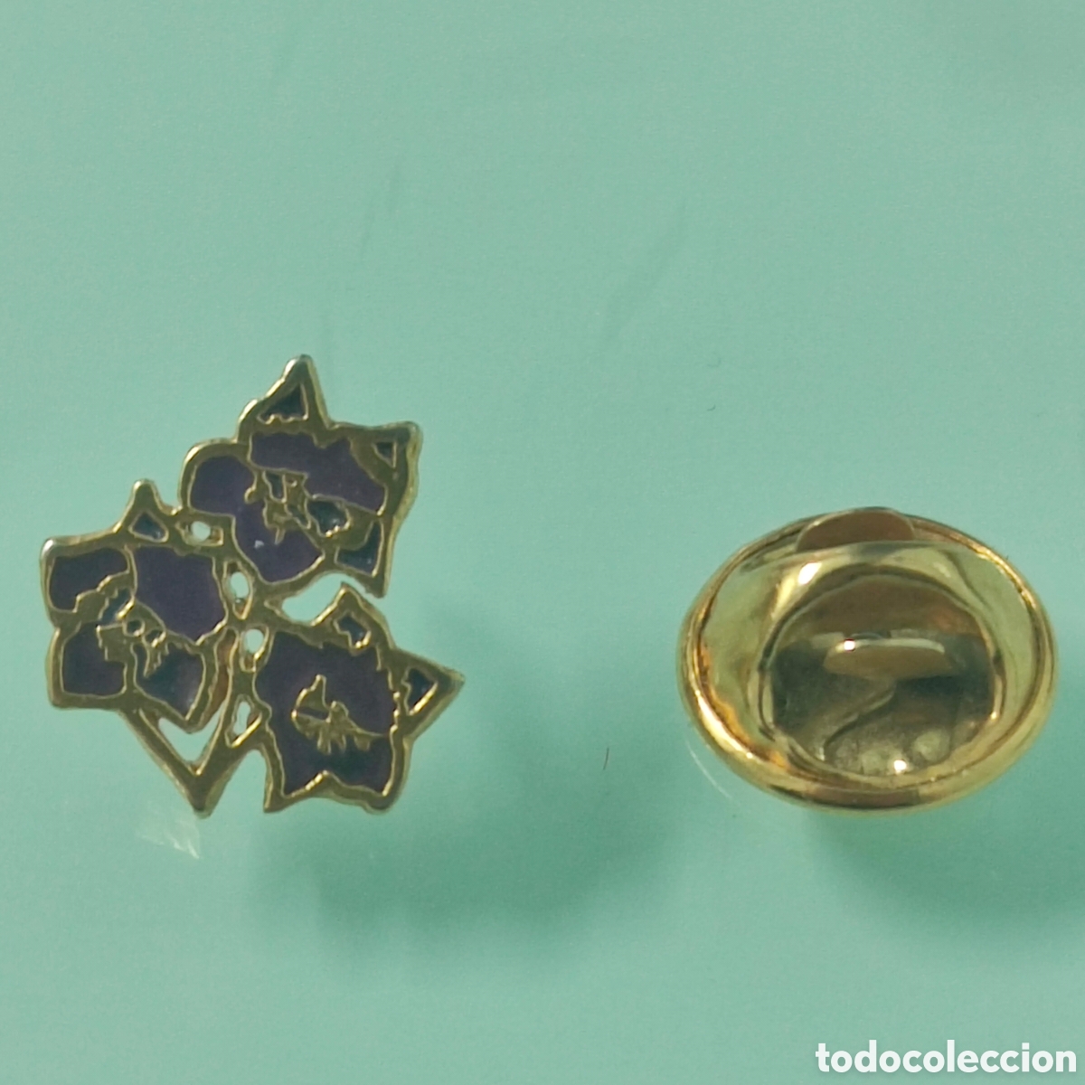 Pins de colecci&oacute;n: PIN ESMALTADO DE HOJAL. - Foto 3