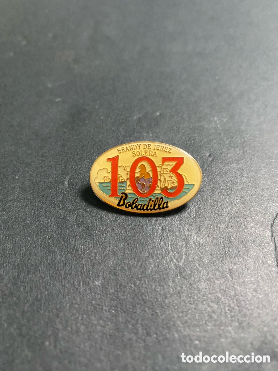 Pins de colecci&oacute;n: Pins Brandy de Jerez 103 Bobadilla