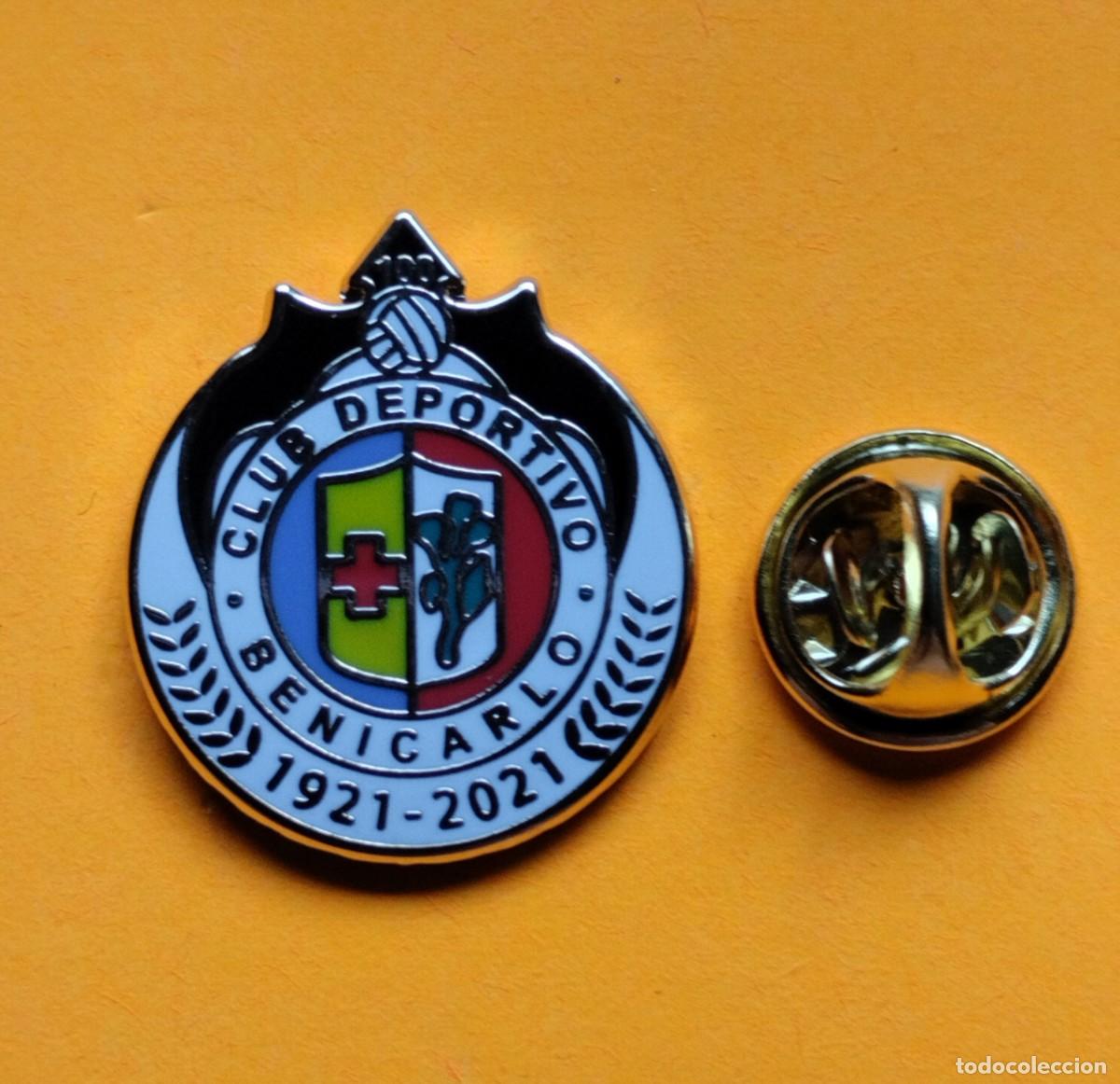 Pins de colecci&oacute;n: PIN FUTBOL - ESMALTE - CENTENARIO CATEGORIA NACIONAL - CLUB DEPORTIVO BENICARLO - CASTELLON